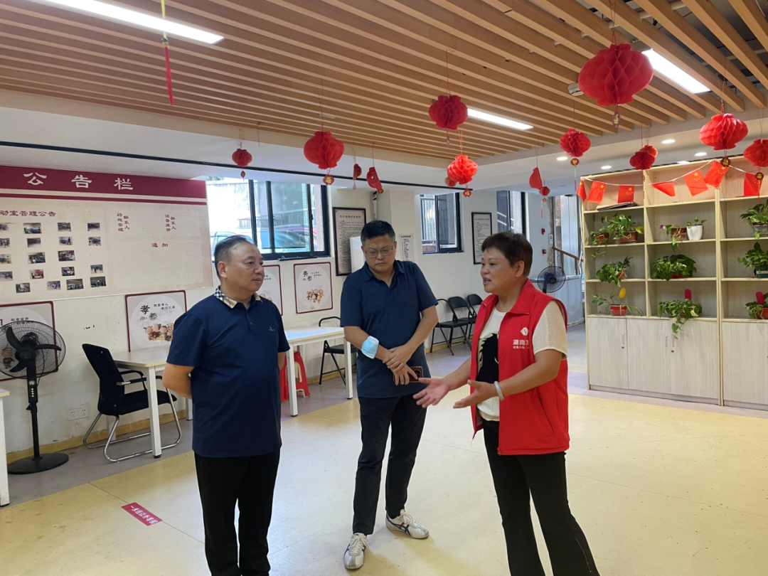黄志刚、苏千里带队赴乐动平台_乐动（中国）社区居家养老服务站点督查安全生产工作